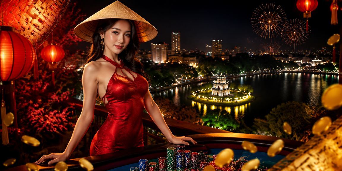 Người phụ nữ đội nón lá tại Hà Nội tham gia cá cược trực tuyến có trách nhiệm